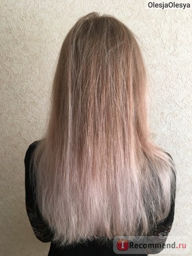 Colorarea părului Ombre (Ombre balayazh, care se întinde de culoare) - „mina de platină acum și colorare la modă