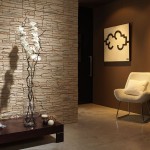 Decorarea pereților cu piatră decorativă în camera de zi apartament cu care se confruntă un material artificial (fotografii,
