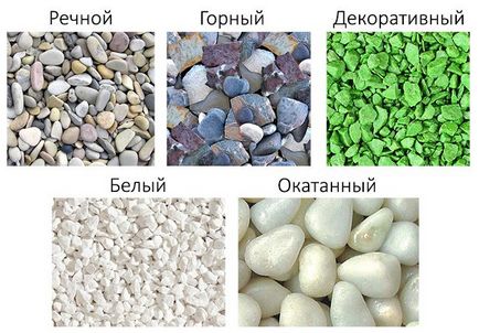 Diferențele moloz și pietriș - tipurile și caracteristicile acestor materiale