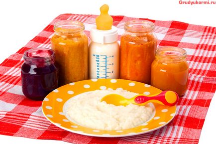Primele alimente solide (Komorowski) introducerea de masă de o lună de la medic, regulile de bază de hrănire
