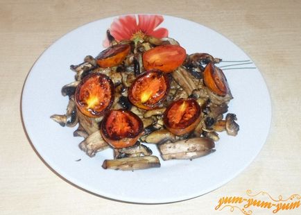 Salata Rețetă de ciuperci și roșii prăjite
