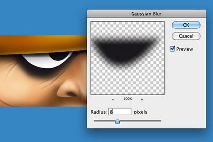 Desenul piratul în Photoshop (apăsăm strat miniatură) Desenați un pirat în Photoshop