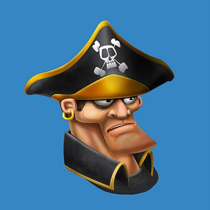 Desenați un pirat în Photoshop