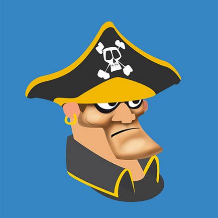 Desenați un pirat în Photoshop