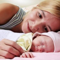 Dând naștere la domiciliu, în cazul în care copilul sa născut la domiciliu