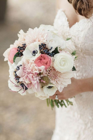 Imaginea buchet roz mireasa (roz) buchet de mireasa roz imagine
