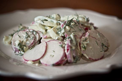 Salate de ridiche - 10 rețete cu fotografii