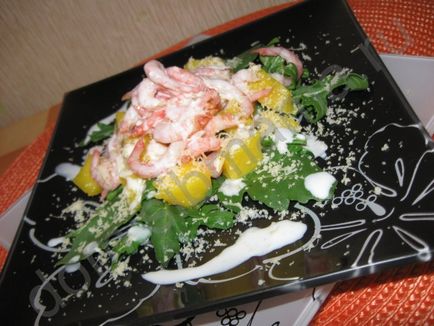 Salata verde fructe de mare (fara maioneza)