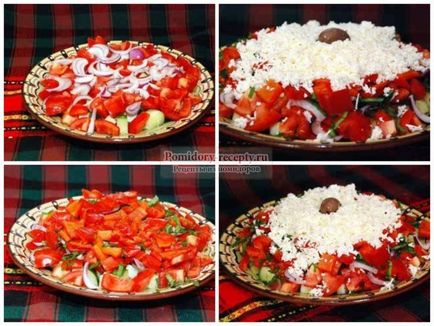 Salata cu ardei și roșii cele mai bune rețete cu fotografii