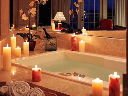 Secretele de relaxare și o baie pentru două