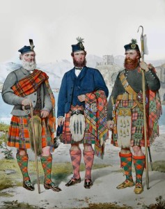 kilt scoțian - istoria, interdicția este de a purta, plăcintă engleză