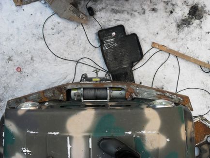UAZ putere bara de protecție cu mâinile lor (drum) Puterea barei de protecție UAZ propriile mâini