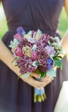 Lilac fotografii buchet de mireasa si idei de design