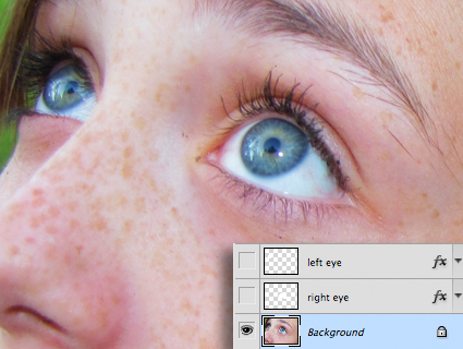 Crearea de ochi negru în Photoshop (ochi) Creați un ochi negru în Photoshop