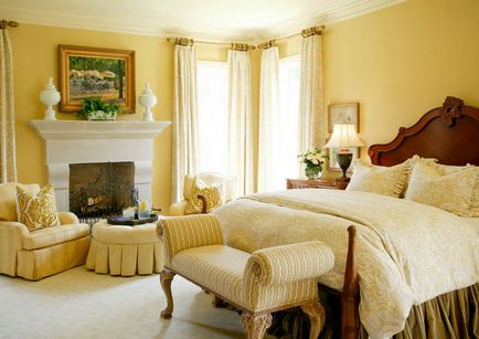 Dormitor în stil clasic, 35 de interioare de lux foto