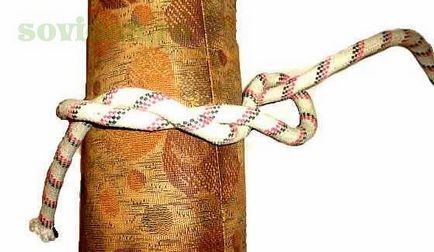 Metode și nod bun cravată două frânghii