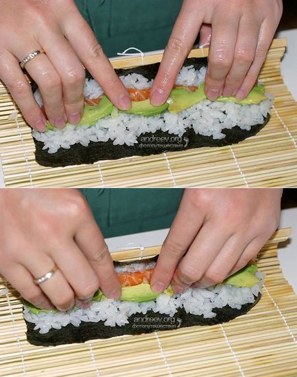 Sushi cum să gătească acasă de călătorie fotografie jurnal