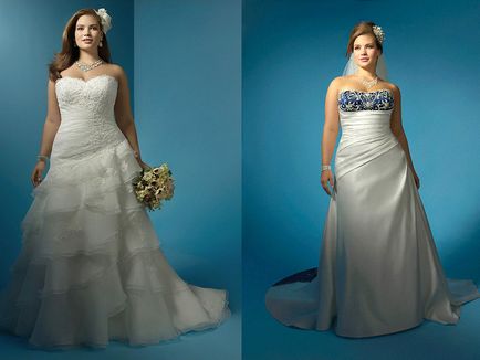 rochii de nunta pentru femei mai mari sublinia figura de lux!