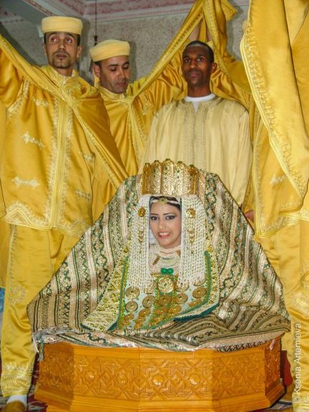 traditii de nunta din Maroc sau de Est basm, în realitate,