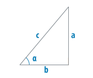 Tangent tg (α), calculator on-line, calcule și formule pentru