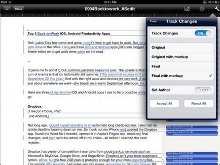 editoare de text pentru iPad gratuit și plătit