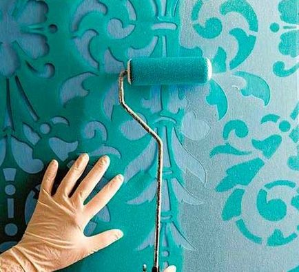 Stencil pentru decor perete, mobilier, cu propriile sale mâini, șabloane