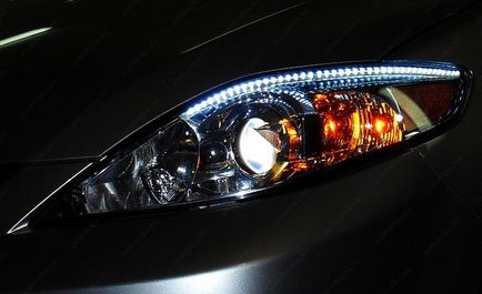 Tuning Faruri cu mâinile, lumini cu LED-uri, schimbarea lor de culoare