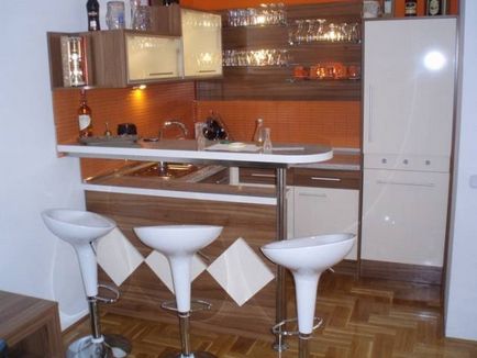 colț de bucătărie cu bar pentru mic dejun (60 poze) - alegere, idei