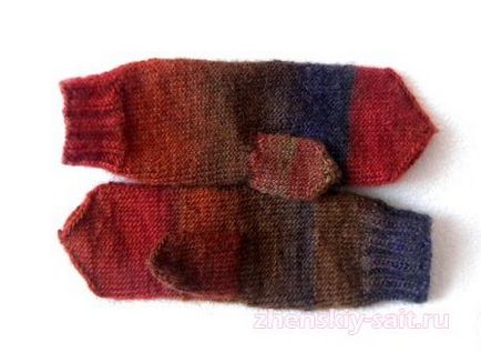 Mitten ace de tricotat pentru incepatori sistem de croșetat de tricotat 5