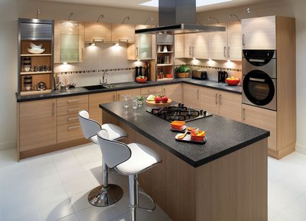 opțiuni de design de bucătărie (foto 51), interiorul o cameră mică, cu ghid mâinile sale, fotografia și