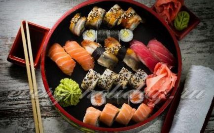 Tipuri de rulouri de sushi și care sunt foto și compoziția lor