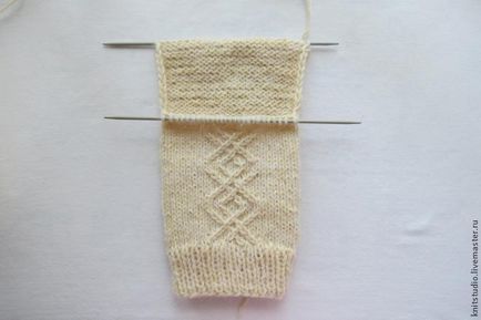 De tricotat șosete din lână pe ace 5 - Masters Fair - manual, lucrate manual