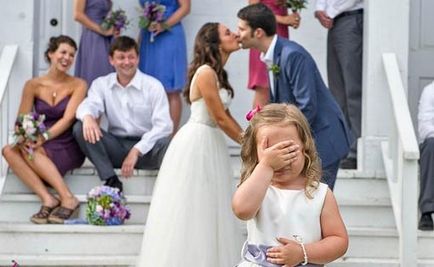 Copiii concurs la nunta