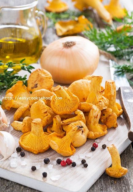 Cum de a găti chanterelle ciuperci