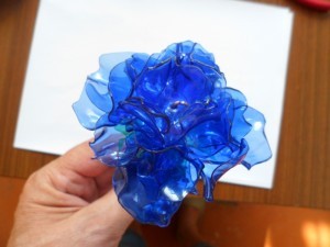 Ca de sticle de plastic pentru a face flori