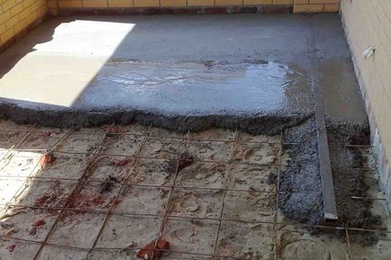 Cum se toarnă o podea de beton la domiciliu