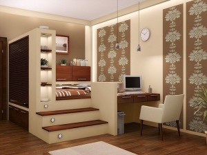 Podium în apartament cu mâinile sale Podium în apartament cu mâinile sale