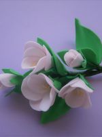 Florile din panglici cu mâinile lor Florile din panglici cu mâinile lor