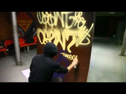 Cum de a desena graffiti spray-