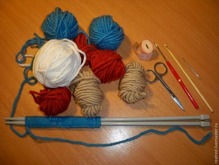 Knit ace de tricotat simplu cap - Masters Fair - manual, lucrate manual