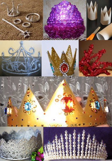 7 coroana simplă și spectaculos pentru fete printesa!