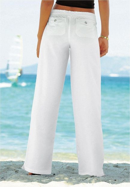 Pantaloni din lin vara 2017 de sex feminin ce sa poarte modelul cu un nivel ridicat talie doamnelor plin, cum