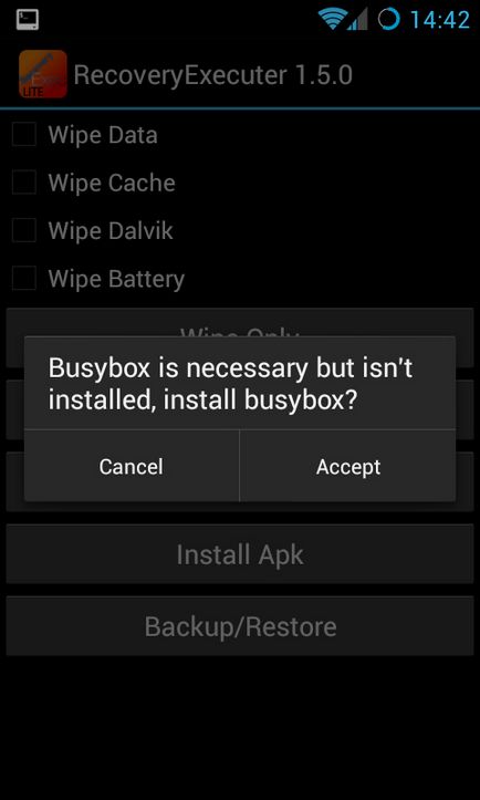 Busybox - planta rădăcină de acces pe Android, descărcați Busybox pro pe 4pda