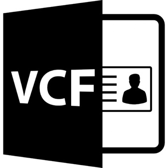 Fișierul VCF deschis pe computer - rusadmin