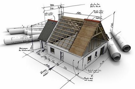 Care este proiectarea casei, compoziția și conținutul proiectului