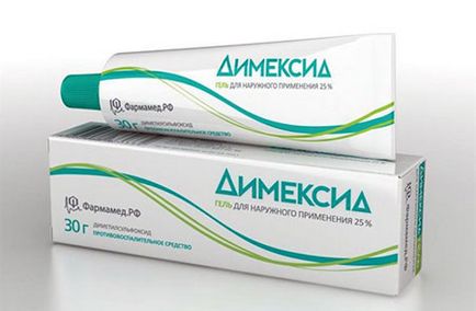 Dimexidum ca manualul de instrucțiuni soluție diluată compresa (comprimați) Dimexidum ca soluție diluată manual compresă