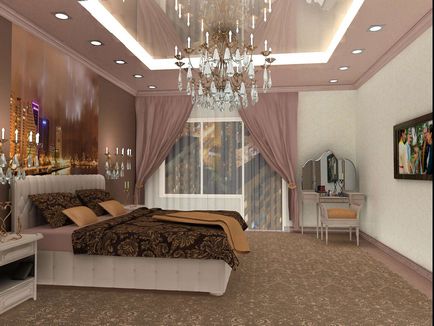 Design interior cameră mică și îngustă dormitor cu balcon sau loggie într-un apartament de proiecte