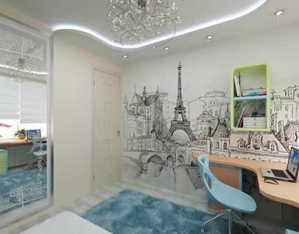 Design camera pentru fete - reparații și să furnizeze un apartament