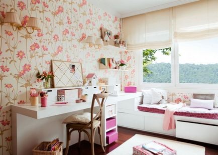 Design camera pentru fete - reparații și să furnizeze un apartament