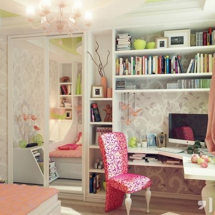 Design camera pentru fete - reparații și să furnizeze un apartament